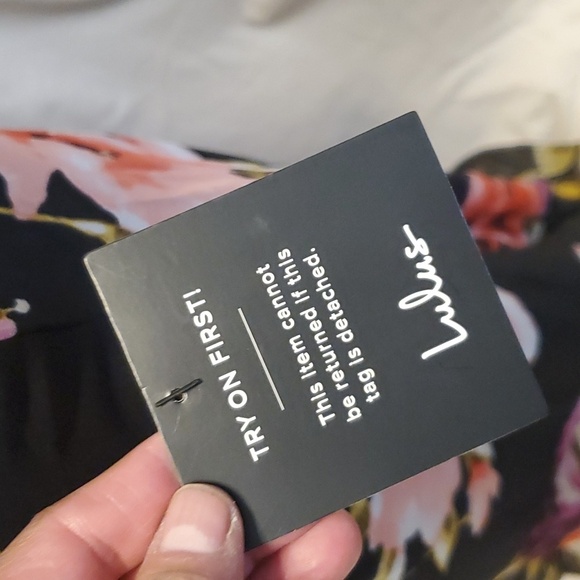 Lulu's Floral High Low Dress SZ XS NWT - Picture 8 of 10